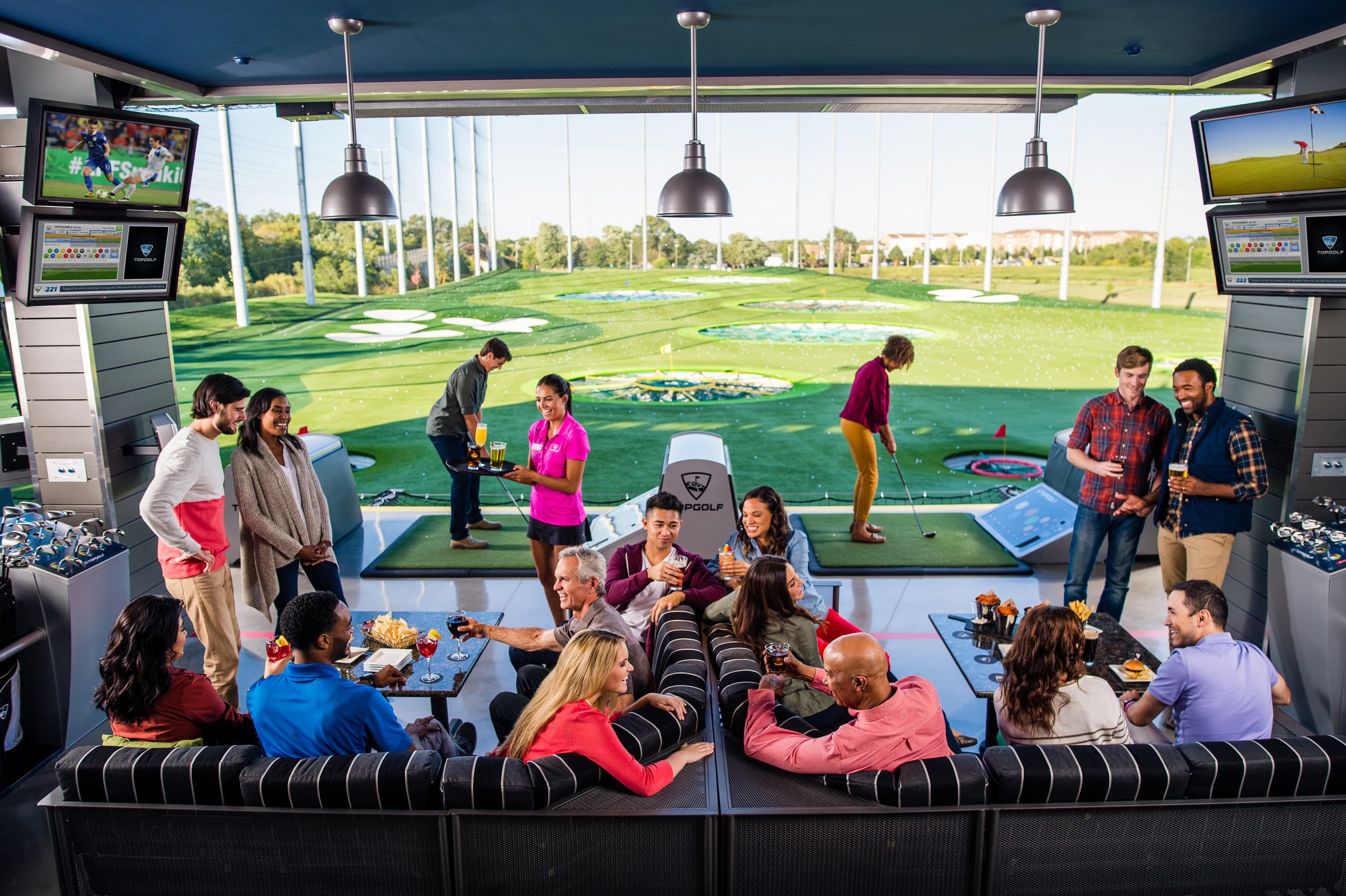 Golf simulator venue